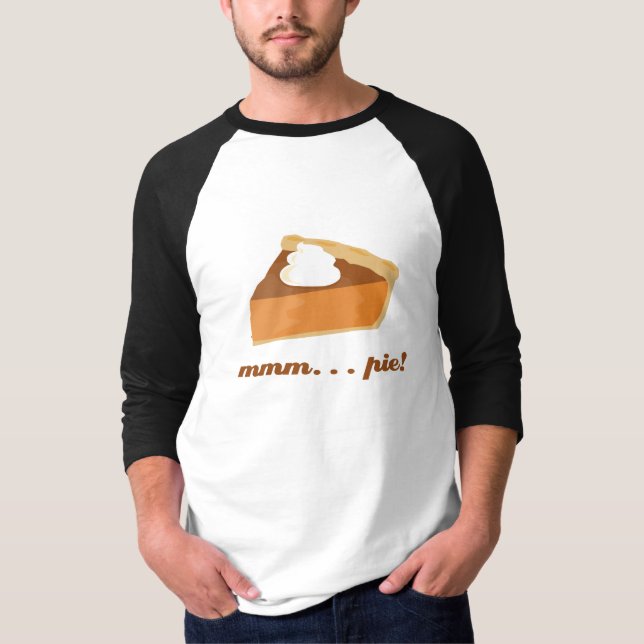 T-shirt Tarte de citrouille -… tarte mmm ! (Devant)