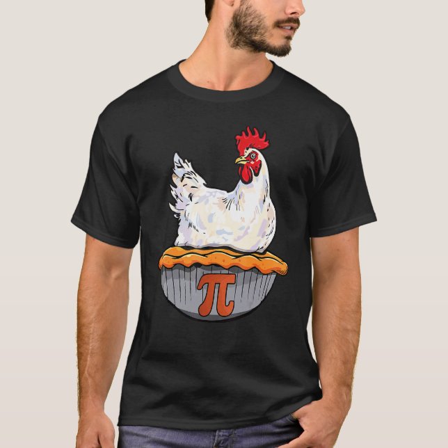 T-shirt Tarte de poulet drôle Math Geek Math Nerd Jour de  (Devant)