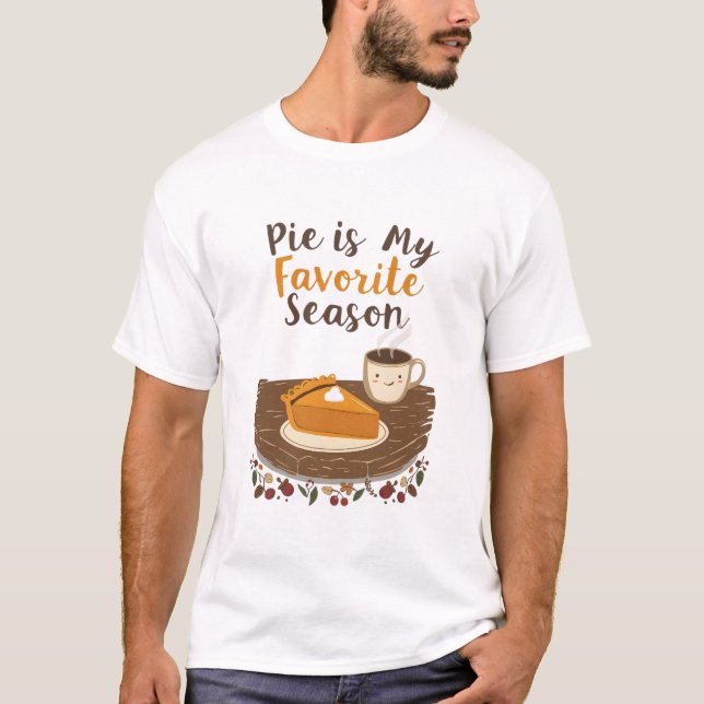 T-shirt Tarte est ma saison préférée (Devant)