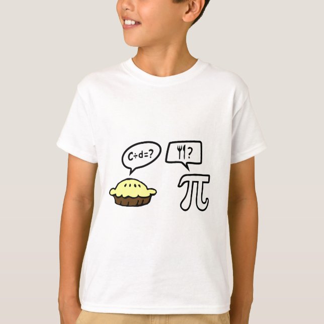 T-shirt Tarte et pi (Devant)