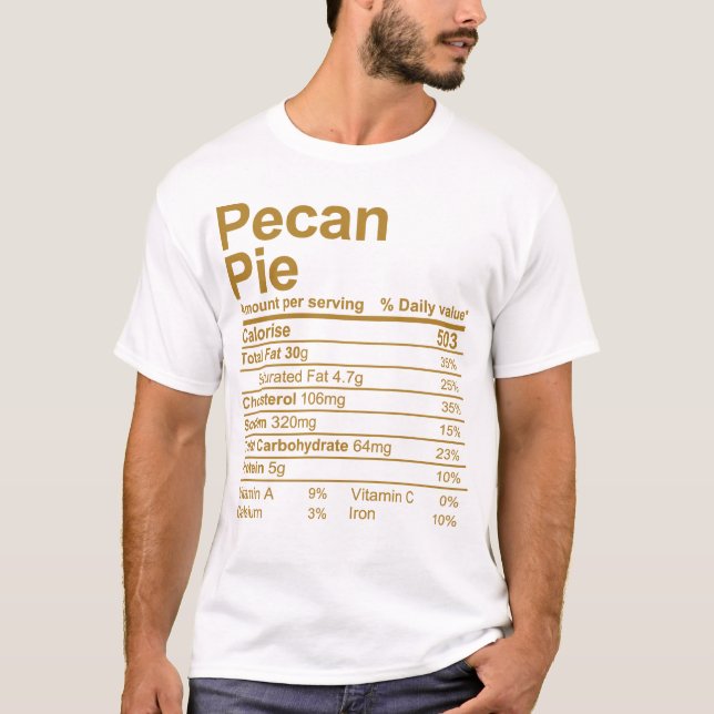 T-shirt tarte pécanique (Devant)