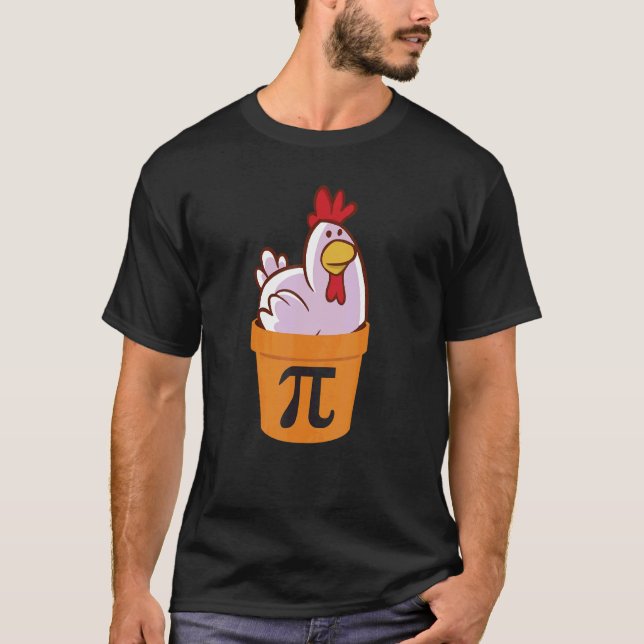 T-shirt Tarte Pot au Poulet  Math 3 14 Journee des Maths T (Devant)