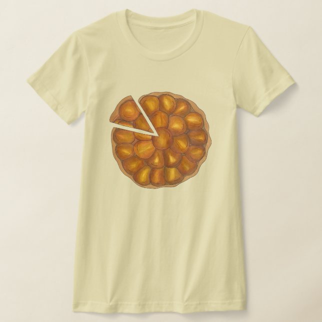 T-shirt Tarte Tatin Français Pomme tarte tarte tarte pâtis (Poser)