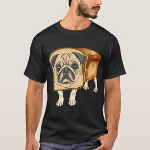 T-shirt Tartine de Pug (Pug Drôle)