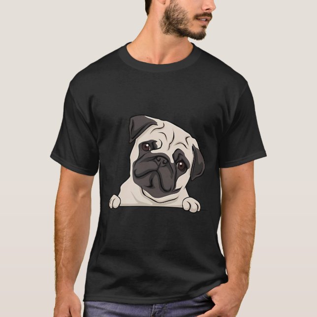 T-shirt Tartine Pug (Devant)