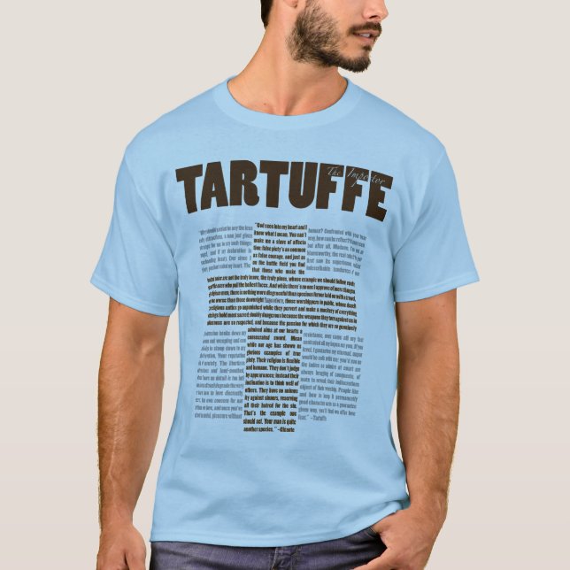 T-shirt Tartuffe par Moliere (Devant)