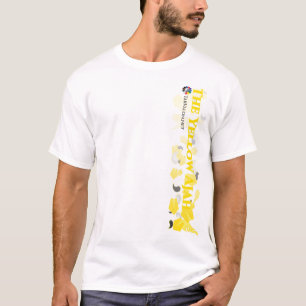 T-shirt TarValon.Net Pennants rayés Jaunes