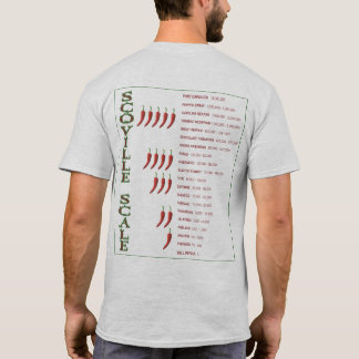 T-shirt T'as chaud ? Scoville Scale Art