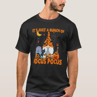 T-shirt Tas de sorcellerie gnome de citrouille chauves-sou