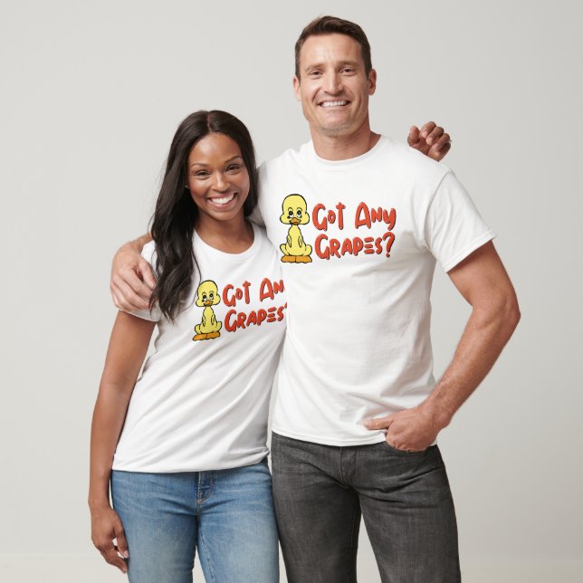 T-shirt T'as Des Raisins La Chanson Du Canard (Unisexe)