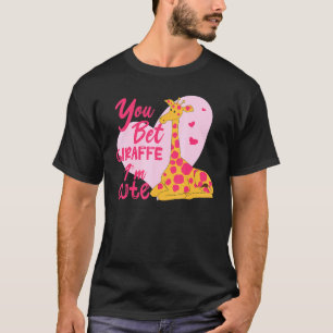 T-shirt T'as Parie Que la Girafe Est Mignonne Bebe