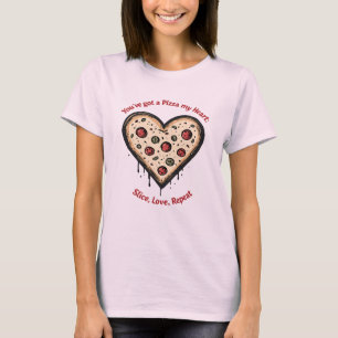 T-shirt T'as une part de mon cœur - Pun Design