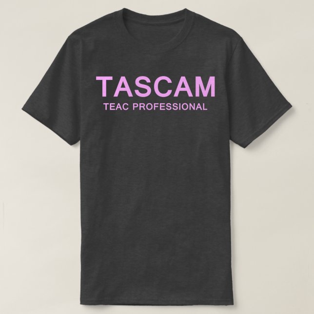 T-shirt Tascam rose (Design devant)