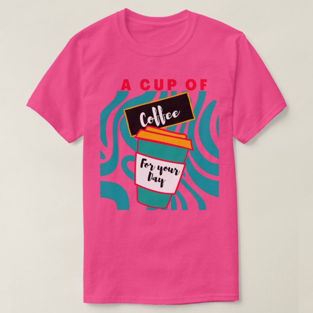 T-shirt tasse à café 1 (Design devant)