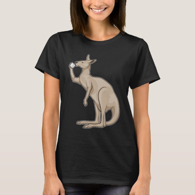 T-shirt Tasse à café Kangourou (Devant)