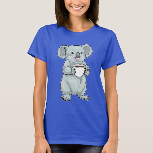 T-shirt Tasse à café Koala (Devant)