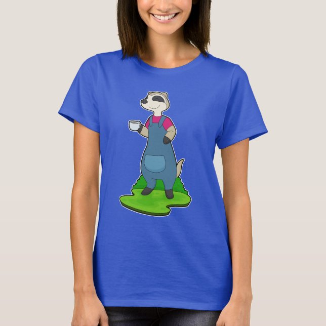 T-shirt Tasse à café Meerkat (Devant)