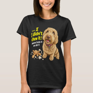 T-shirt Tasse Chien Drôle 'Je ne l'ai pas mâché'