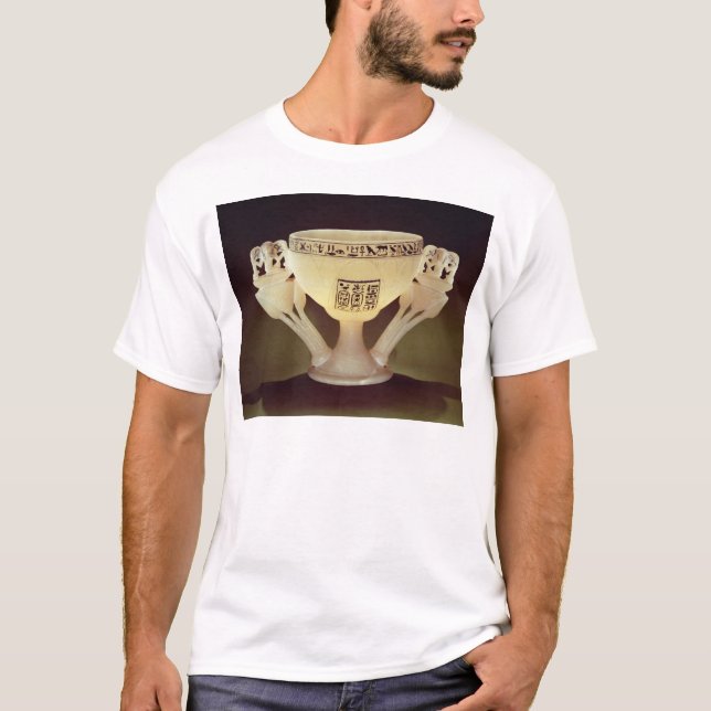 T-shirt Tasse de boissons sous forme d'entrouvert (Devant)
