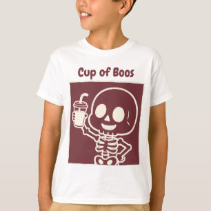 T-shirt Tasse de Boos Mignon squelette Tout-petit Hallowee