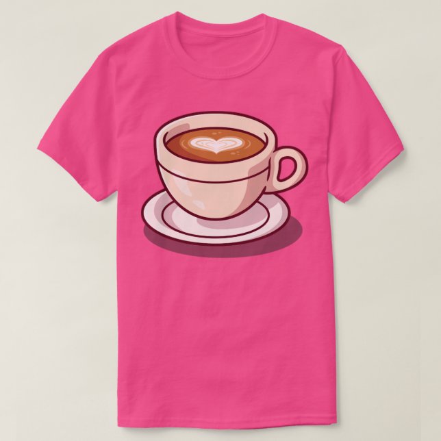 T-shirt Tasse de café (Design devant)