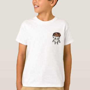 T-shirt Tasse de café Cerveau de Zombie Enfants