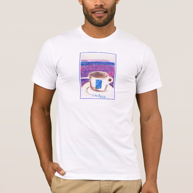 T-shirt tasse de café de lavazza (Devant)