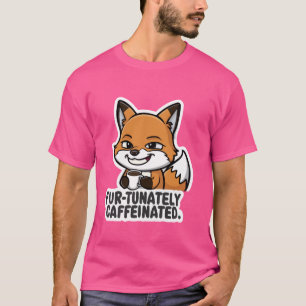 T-shirt Tasse de café Fox amateur de caféine Fox Café 1