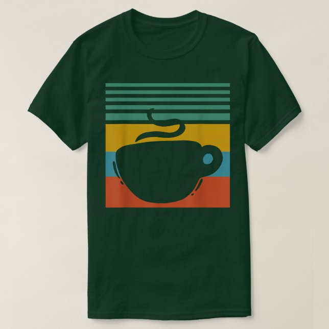 T-shirt Tasse de café mug café Design rétro  (Design devant)
