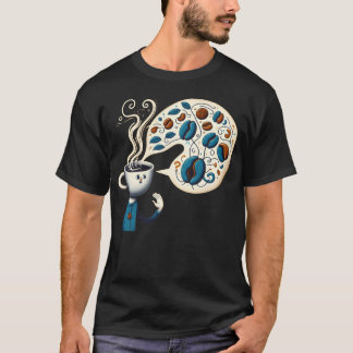 T-shirt Tasse de café originale Headee Artistic Fun