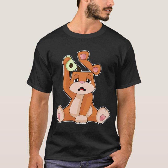 T-shirt Tasse de café Ours (Devant)