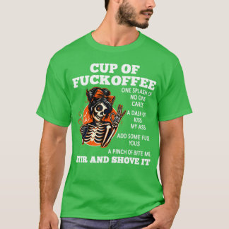 T-shirt Tasse de café Une éclaboussure de personne ne se s