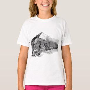 T-shirt Tasse de portrait de chien hollandais
