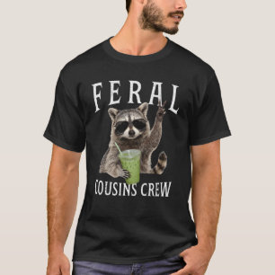 T-shirt Tasse de Réunion de Famille de Raton Laveur de l'É