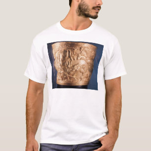 T-shirt Tasse, dépeignant la capture d'un taureau sauvage