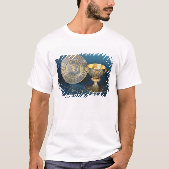 T-shirt Tasse, plat et fistules de communion (Devant)