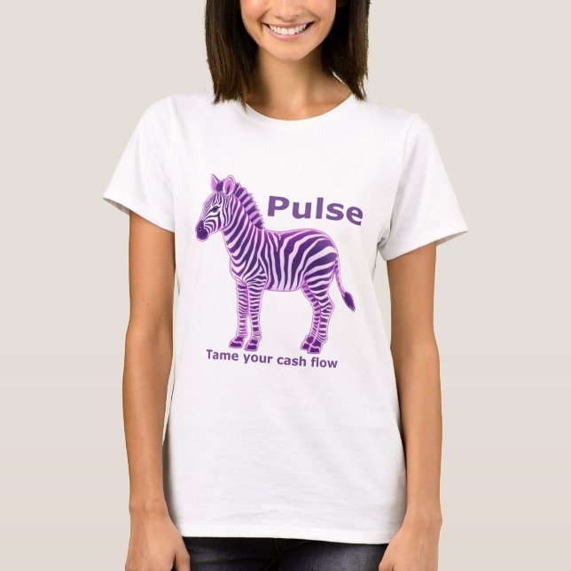 T-shirt Tasse Pulse Zebra (Devant)