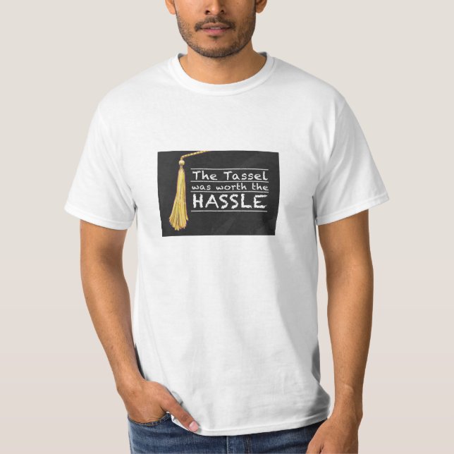 T-shirt Tassel Hassle Silver (Devant)