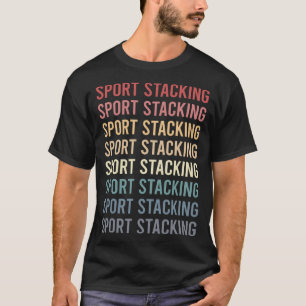 T-shirt Tasses d'empilage de sport Empilage de coupelles E