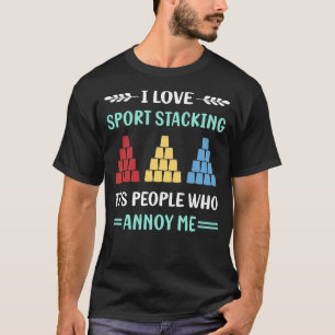 T-shirt Tasses d'empilage de sport Empilage de coupelles E