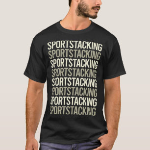 T-shirt Tasses d'empilage de sport Empilage de coupelles E