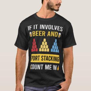 T-shirt Tasses d'empilage de sport Empilage de coupelles E