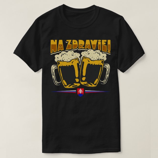 T-shirt Tast slovaque de Na Zdravi (Design devant)