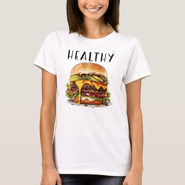 T-shirt Tasty Burger (Devant)