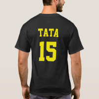 Tata Serbe Papa Jaune Jersey Numéro 15