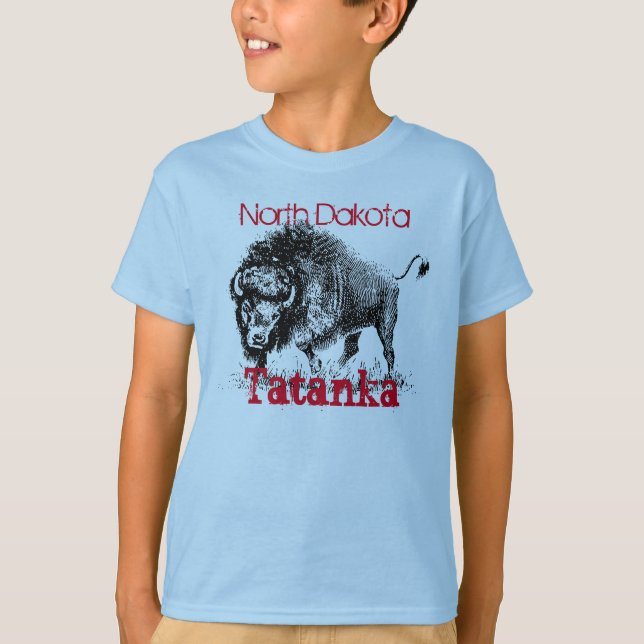 T-shirt "Tatanka" avec le bison américain (Devant)