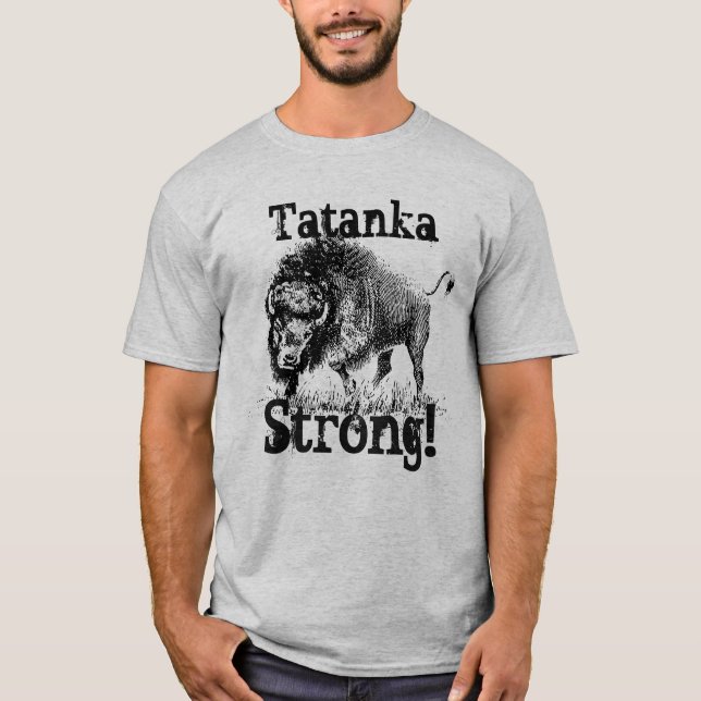 T-shirt "Tatanka fort" avec le bison américain (Devant)