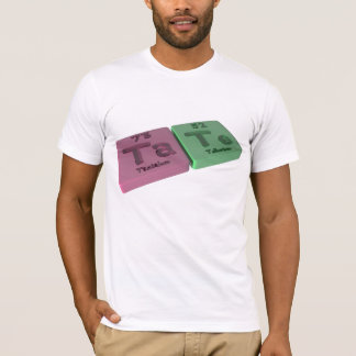 T-shirt Tate comme tantale de ventres et tellurium de Te