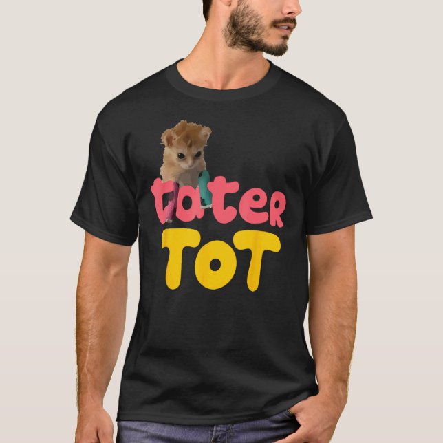 T-shirt Tater Tot - joli chat (Devant)