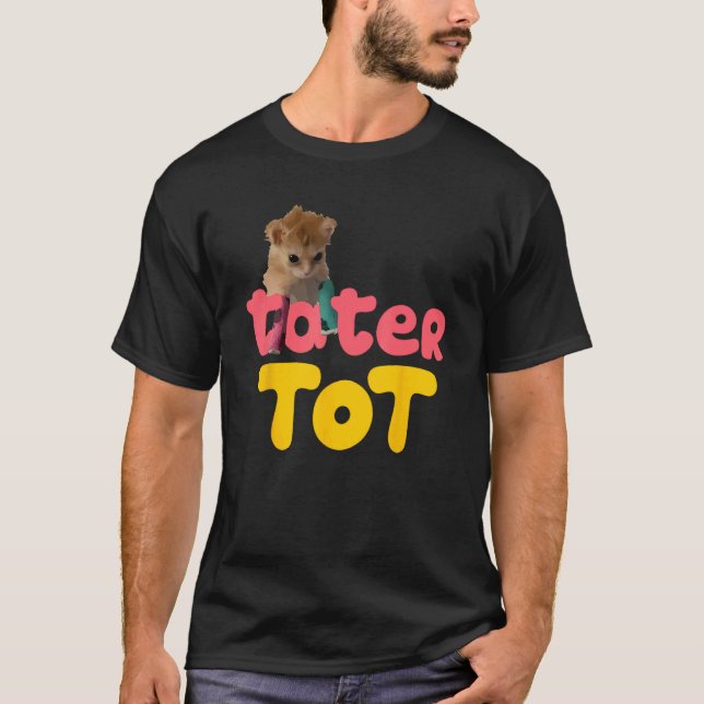 T-shirt Tater Tot - joli chat (Devant)